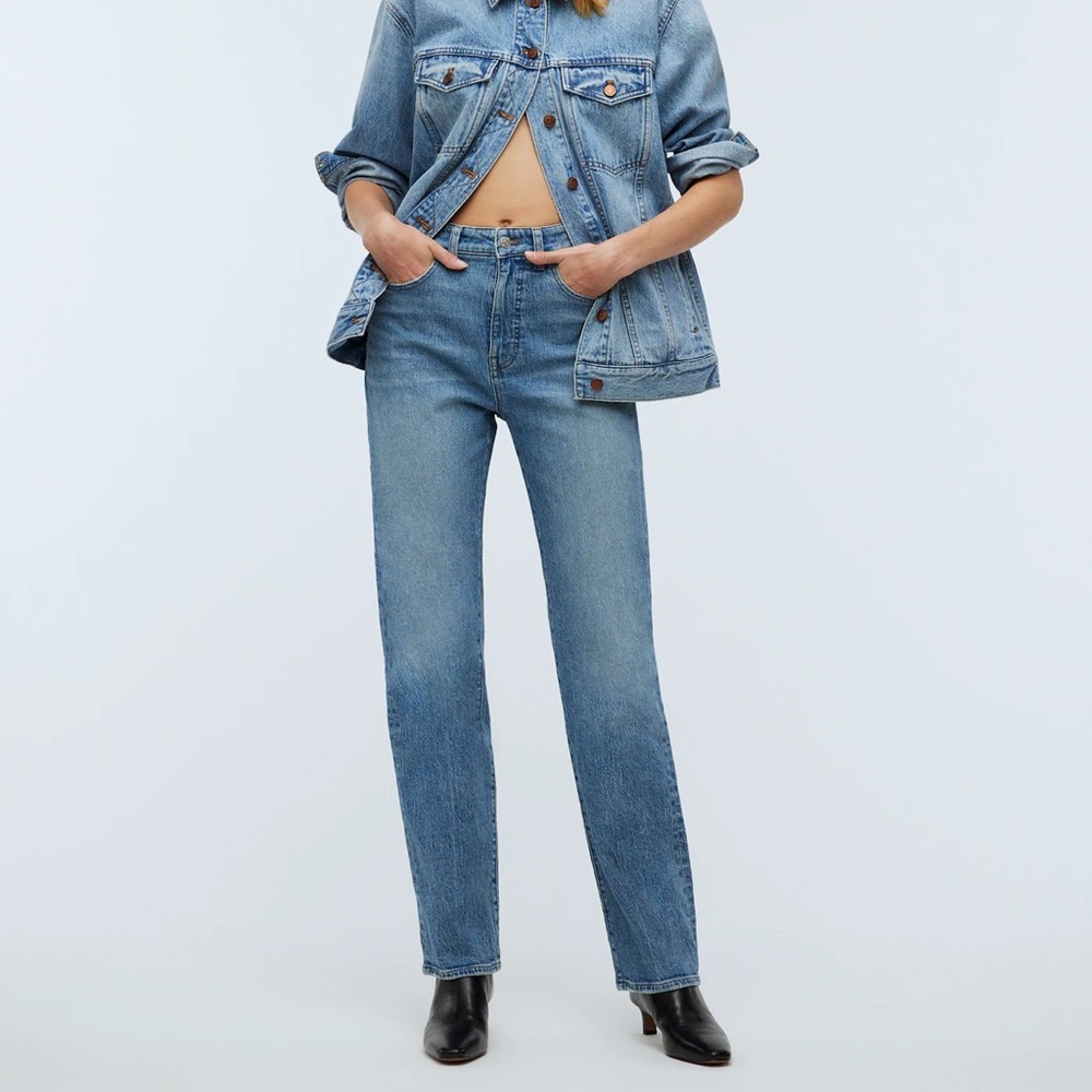 Madewell 90s straight denim jeans size 25